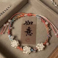 Auspicious Lotus Pearl Bracelet